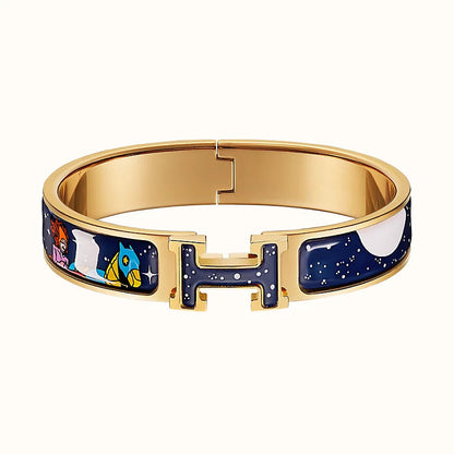 ¡®Lume Jewelry¡¯H STAR AND MOON BRACELET 12MM