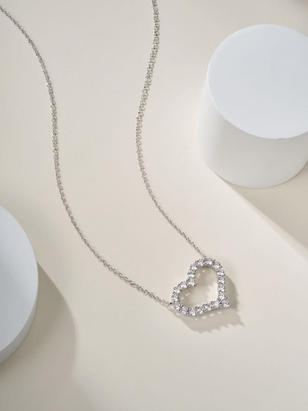 [Lume Jewelry]T Family Heart Necklace