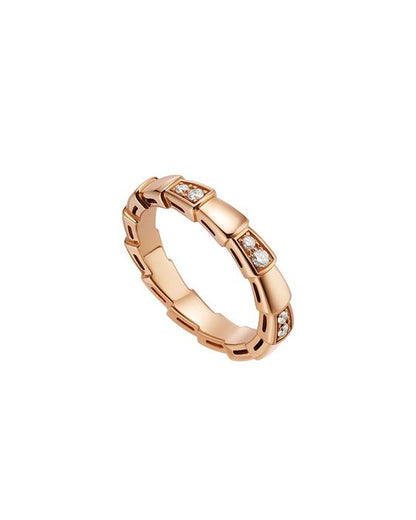 [Lume Jewelry]SERPENTI RING PINK GOLD  3MM