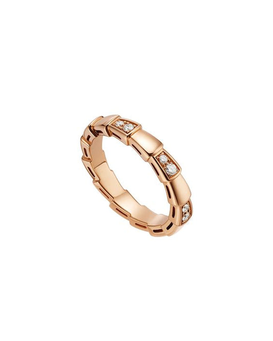[Lume Jewelry]SERPENTI RING PINK GOLD  3MM