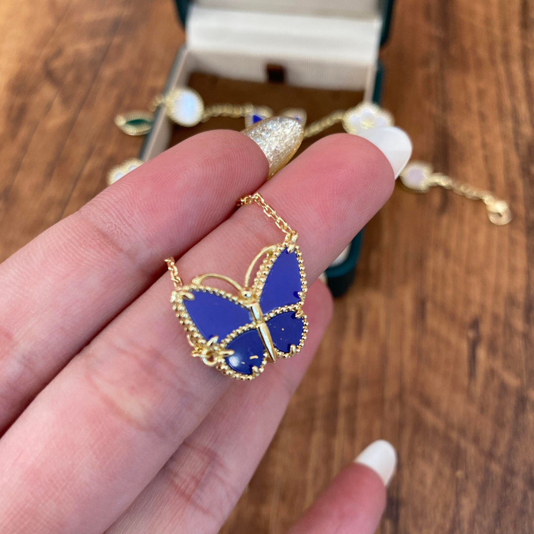 [Lume Jewelry] 2026 NEW LUCKY BUTTERFLY 1 MOTIFS NECKLACE