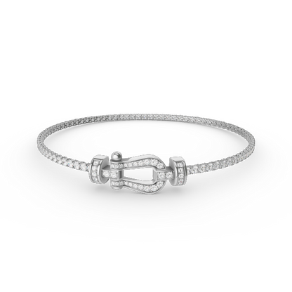 ¡®Lume Jewelry¡¯FORCE  HORSESHOE  DIAMOND TENNIS BRACELET