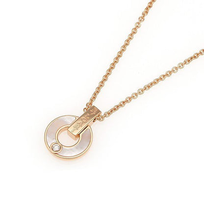 [Lume Jewelry]GARI NECKLACE PINK GOLD MOP