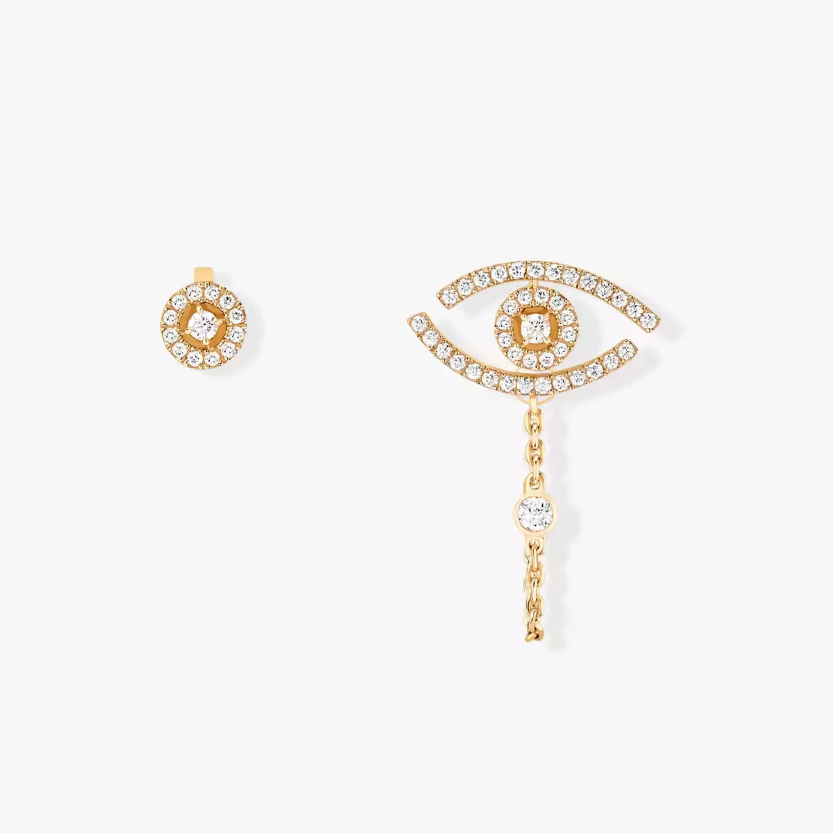 [Lume Jewelry]Lucky Eye Diamond Earrings