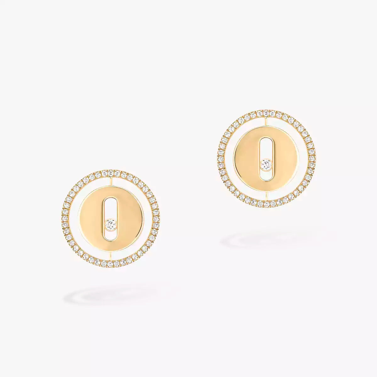 [Lume Jewelry]Lucky Move Diamond Earrings