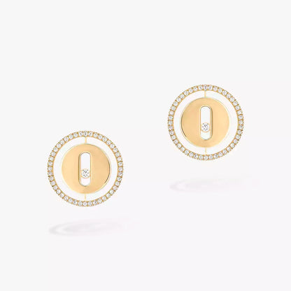 [Lume Jewelry]Lucky Move Diamond Earrings