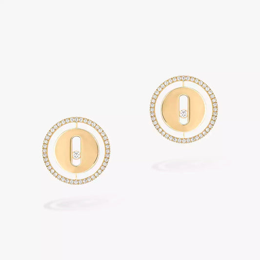 [Lume Jewelry]Lucky Move Diamond Earrings