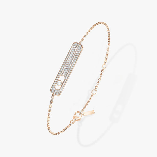 [Lume Jewelry]MOVE CLASSIQUE DIAMOND PAVED BRACELET(Adjustable)