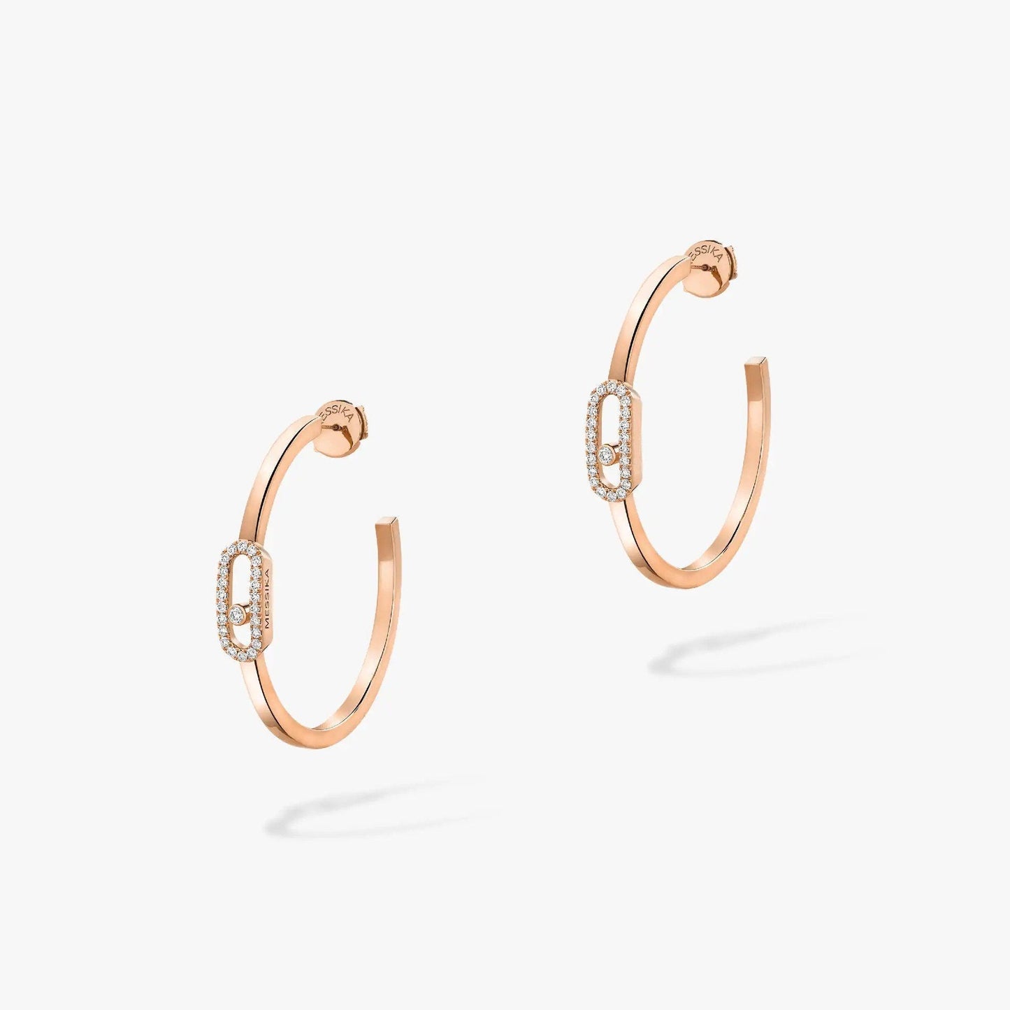 [Lume Jewelry]CREOLES MOVE UNO PM DIAMOND EARRINGS
