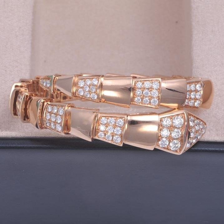 [Lume Jewelry]SERPENTI BRACELET PINK GOLD DIAMOND