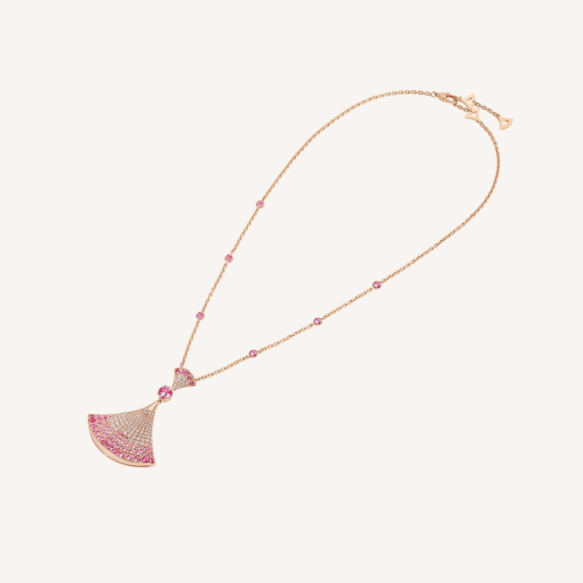 [Lume Jewelry]DREAM NECKLACK DIAMOND PINK GOLD