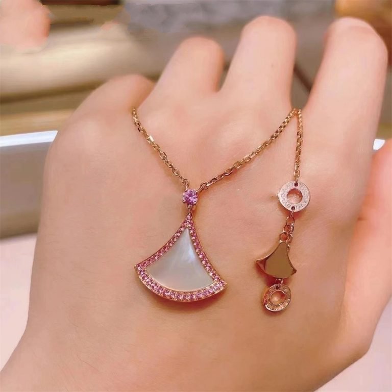[Lume Jewelry]DREAM NECKLACE MOP DIAMOND PINK