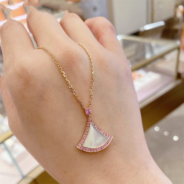 [Lume Jewelry]DREAM NECKLACE MOP DIAMOND PINK