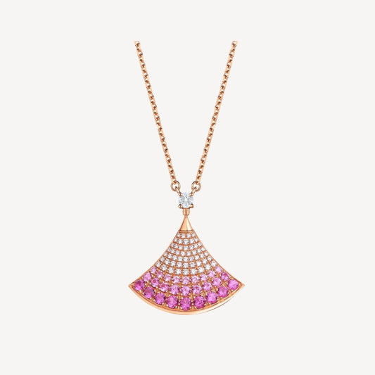 [Lume Jewelry]DREAM NECKLACE PINK GOLD PINK DIAMOND