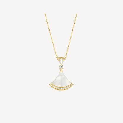 [Lume Jewelry]DREAM NECKLACE MOP GOLD DIAMOND