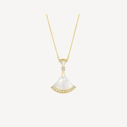 [Lume Jewelry]DREAM NECKLACE MOP GOLD DIAMOND
