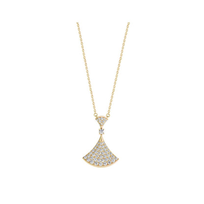 [Lume Jewelry]DREAM NECKLACE GOLD FULL DIAMOND