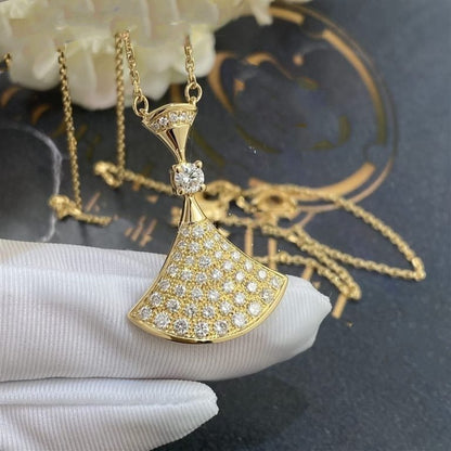 [Lume Jewelry]DREAM NECKLACE GOLD FULL DIAMOND