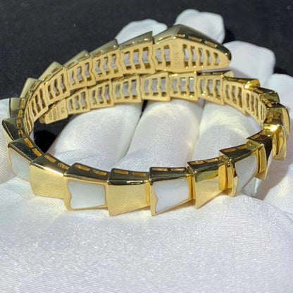 [Lume Jewelry]SERPENTI BRACELET MOP GOLD