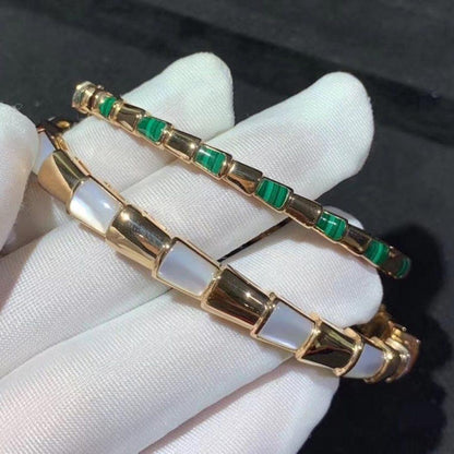 [Lume Jewelry]SERPENTI BRACELET PINK GOLD MOP