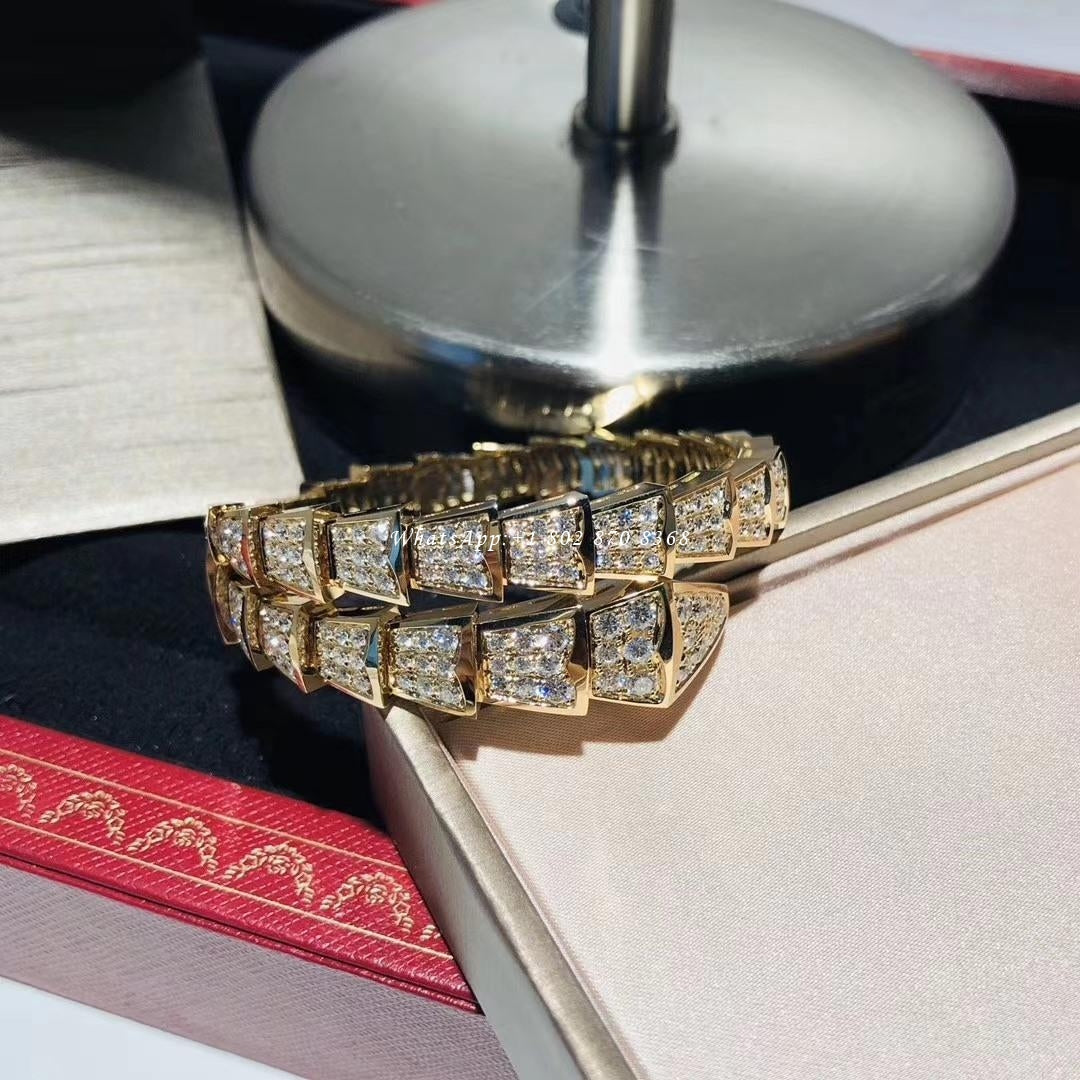 [Lume Jewelry]SERPENTI BRACELET 8MM GOLD DIAMOND