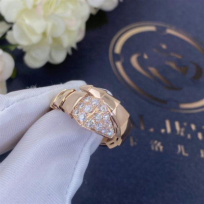 [Lume Jewelry]SERPENTI RING PINK GOLD DIAMOND