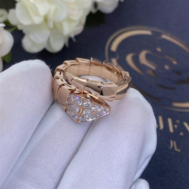 [Lume Jewelry]SERPENTI RING PINK GOLD DIAMOND