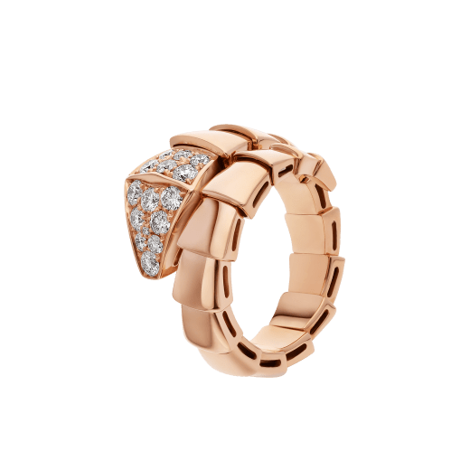 [Lume Jewelry]SERPENTI RING PINK GOLD DIAMOND