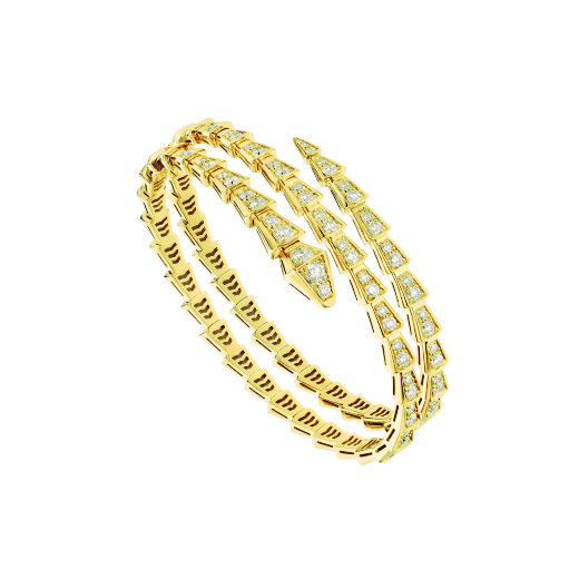 [Lume Jewelry]SERPENTI BRACELET GOLD DIAMOND DOUBLE ROW
