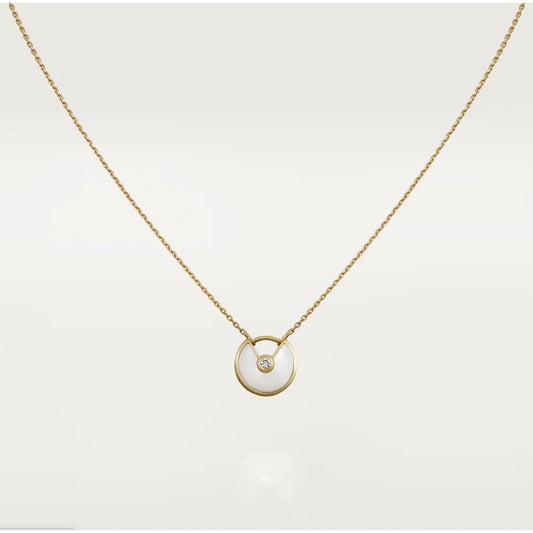 ¡®Lume Jewelry¡¯AMULETTE ROSE GOLD MOP NECKLACE