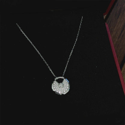 ¡®Lume Jewelry¡¯AMULETTE SILVER FULL DIAMOND NECKLACE