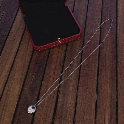 ¡®Lume Jewelry¡¯AMULETTE SILVER FULL DIAMOND NECKLACE