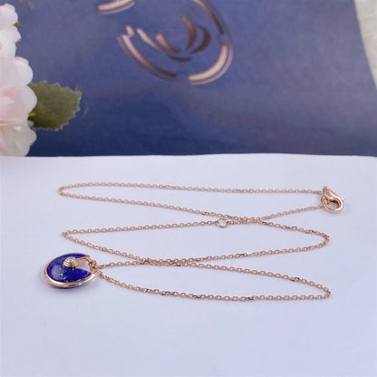 ¡®Lume Jewelry¡¯AMULETTE ROSE GOLD AGATE NECKLACE