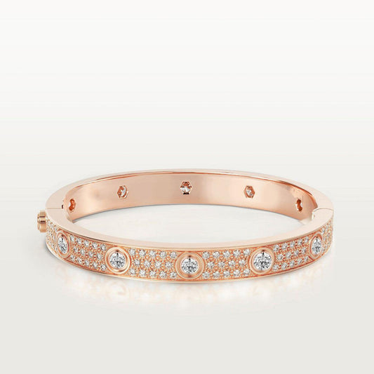 ¡®Lume Jewelry¡¯LOVE BRACELET 6.1MM DIAMOND-PAVED 10 BIG DIAMONDS