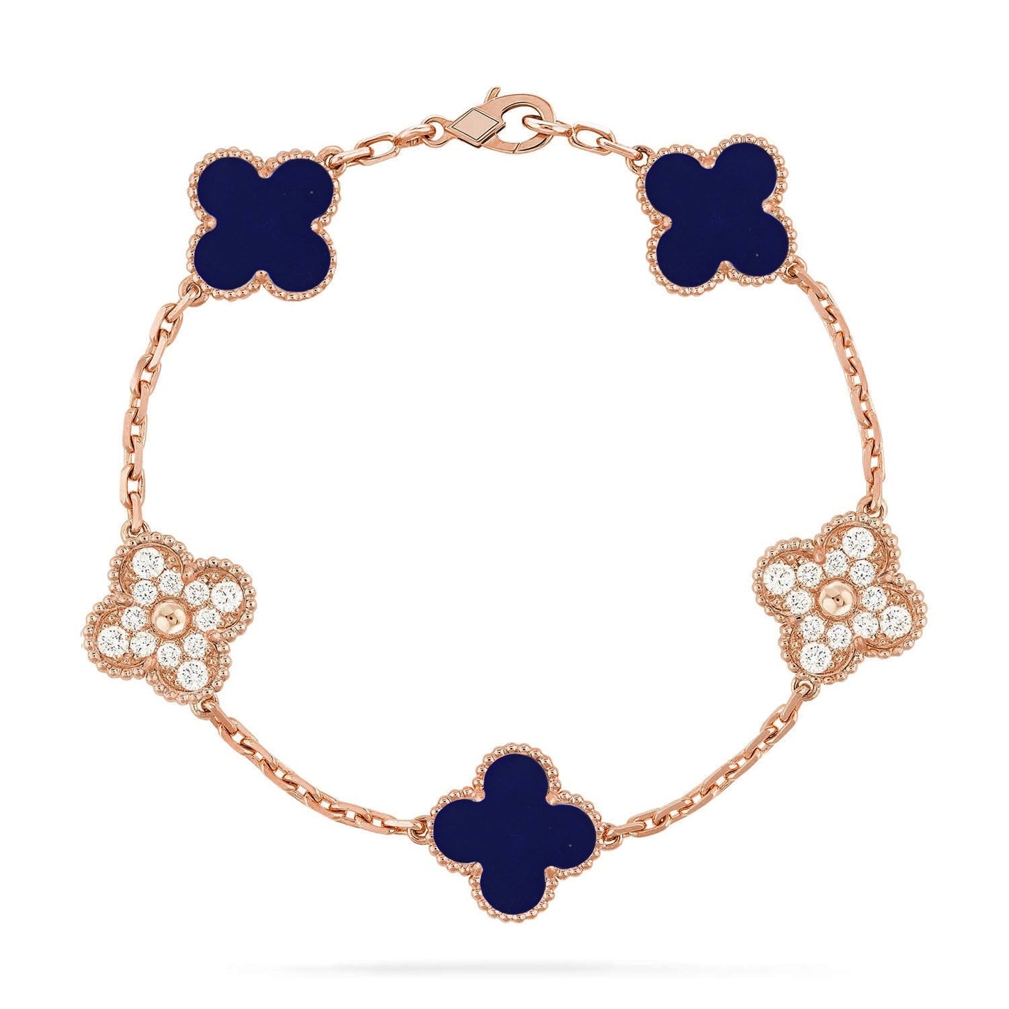 [Lume Jewelry]New CLOVER 5 MOTIF LAPIS LAZULI BRACELET COLLECTION
