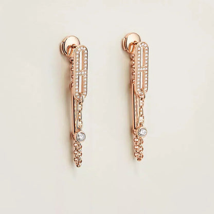 ¡®Lume Jewelry¡¯CHAINE CHAOS DIAMOND DROP EARRINGS