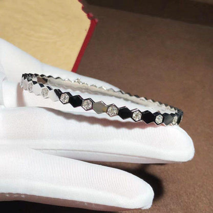 ¡®Lume Jewelry¡¯BEE LOVE SILVER DIAMOND BRACELET