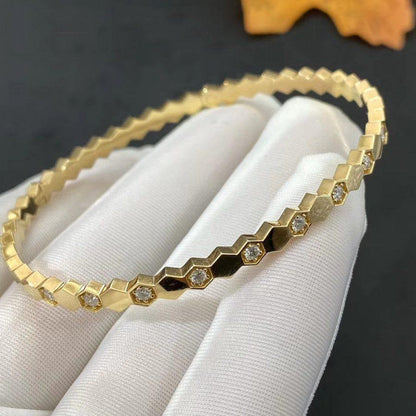¡®Lume Jewelry¡¯BEE LOVE GOLD DIAMOND BRACELET
