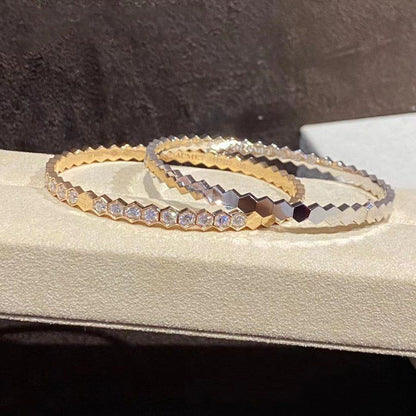 ¡®Lume Jewelry¡¯BEE LOVE GOLD BRACELET FULL DIAMOND