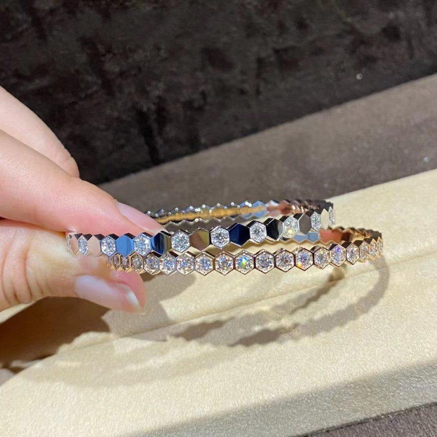 ¡®Lume Jewelry¡¯BEE LOVE GOLD BRACELET FULL DIAMOND
