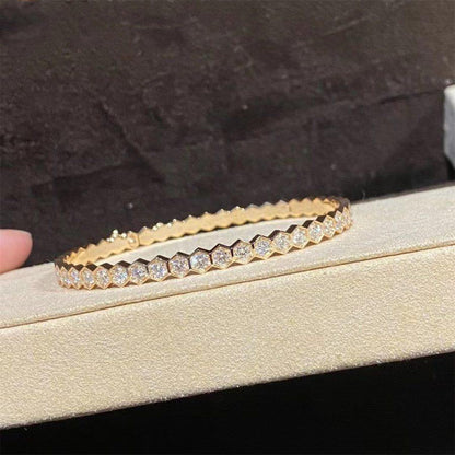 ¡®Lume Jewelry¡¯BEE LOVE GOLD BRACELET FULL DIAMOND