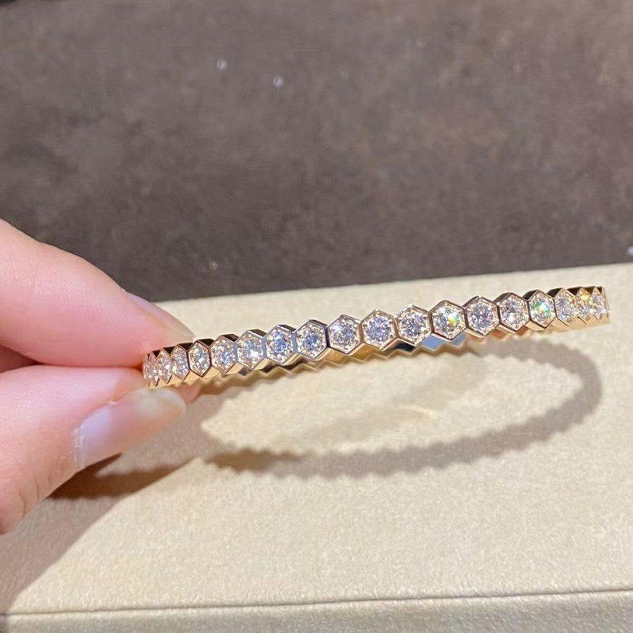 ¡®Lume Jewelry¡¯BEE LOVE GOLD BRACELET FULL DIAMOND