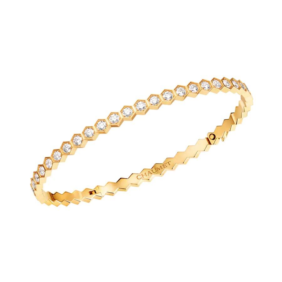 ¡®Lume Jewelry¡¯BEE LOVE GOLD BRACELET FULL DIAMOND