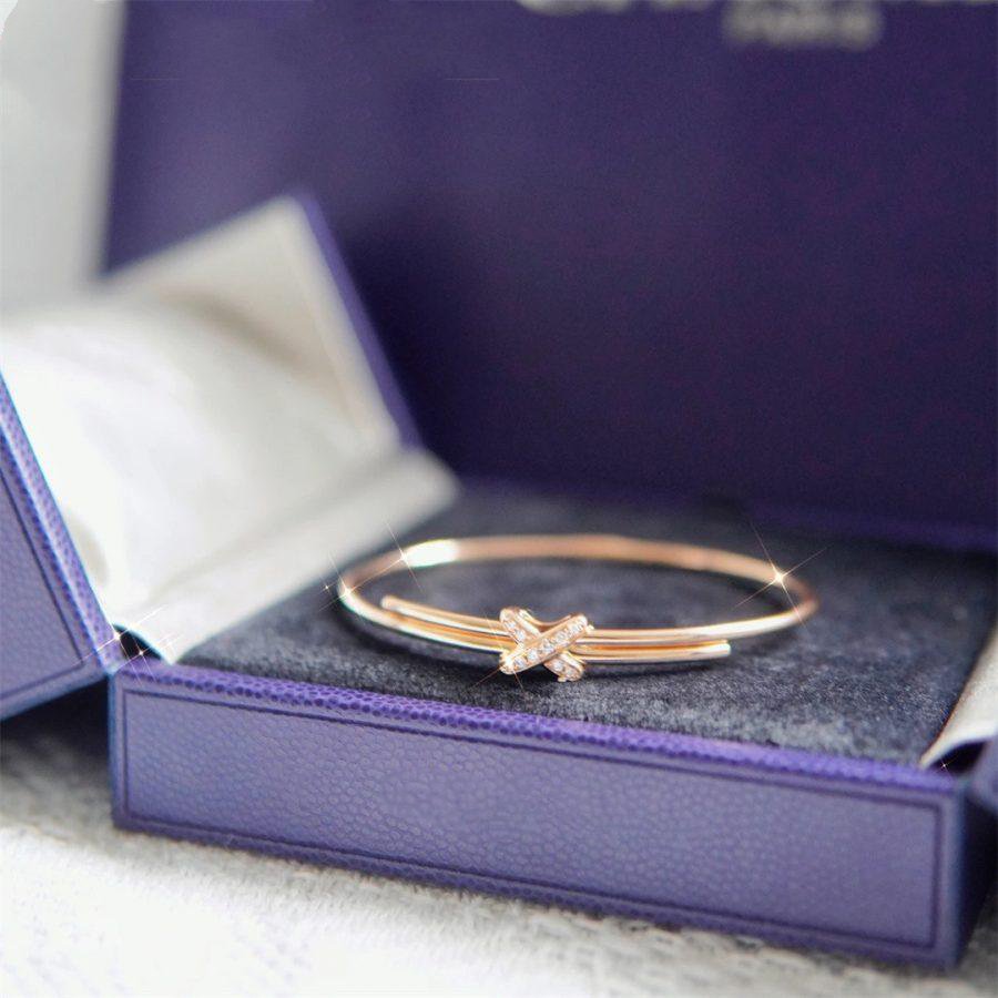 ¡®Lume Jewelry¡¯JEUX DE BRACELET PINK GOLD DIAMONDS