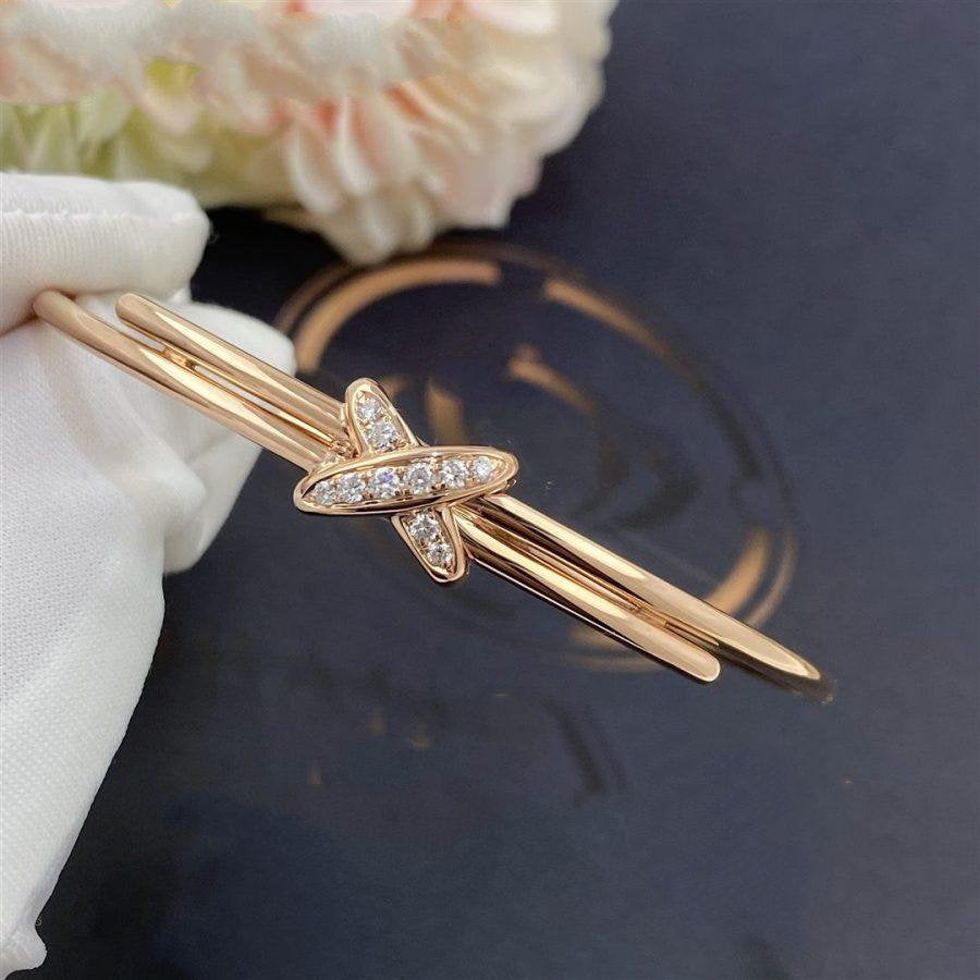 ¡®Lume Jewelry¡¯JEUX DE BRACELET PINK GOLD DIAMONDS