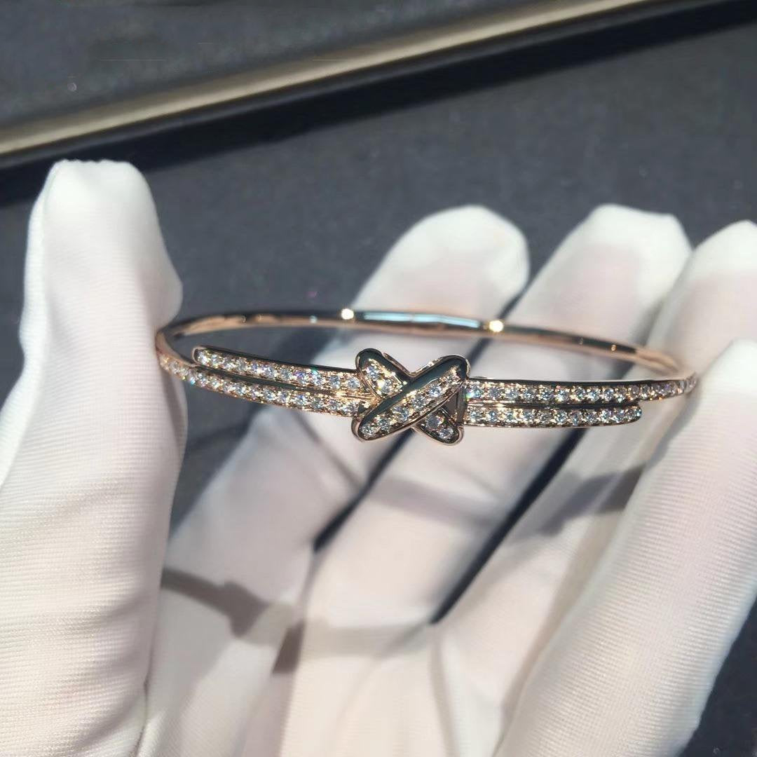 ¡®Lume Jewelry¡¯JEUX DE BRACELET DIAMONDS PINK GOLD