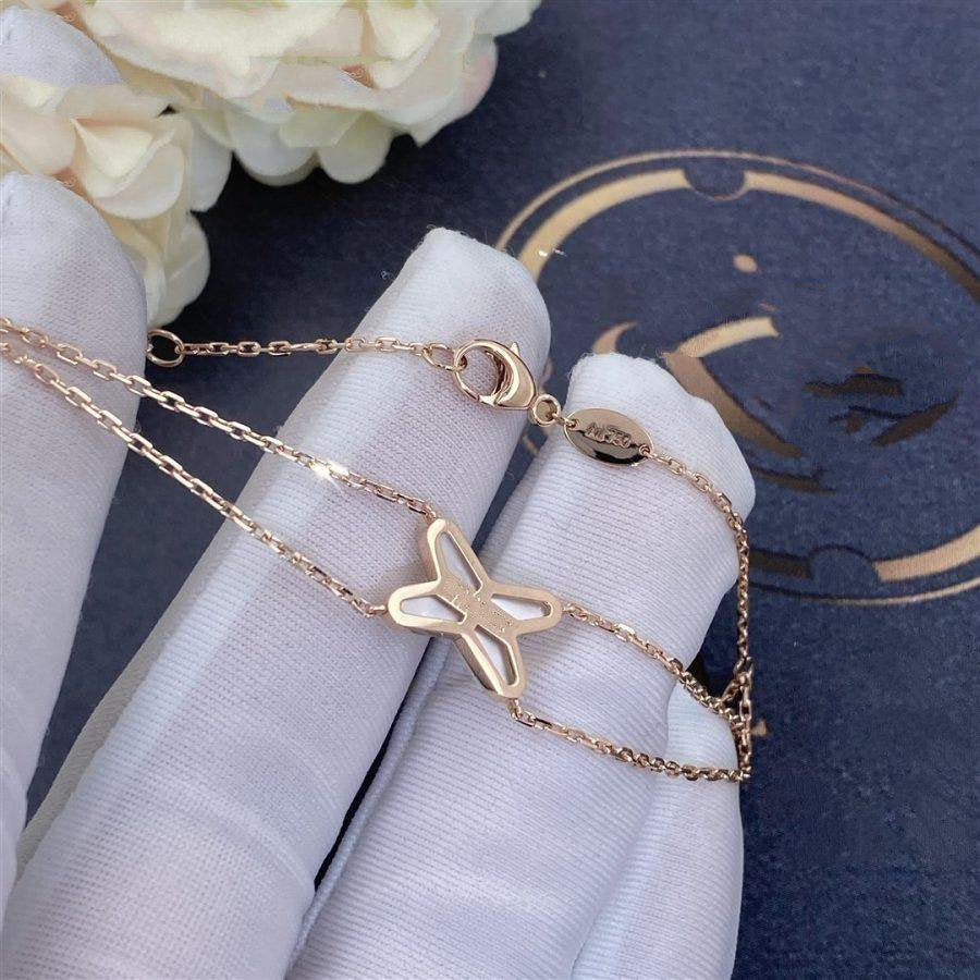 ¡®Lume Jewelry¡¯JEUX BRACELET WHITE MOP PINK GOLD 1 DIAMOND