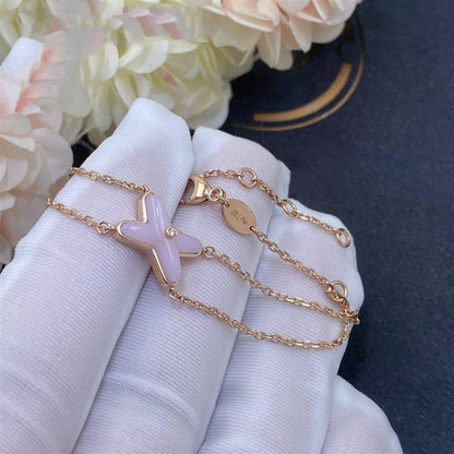 ¡®Lume Jewelry¡¯JEUX BRACELET PINK MOP PINK GOLD 1 DIAMOND