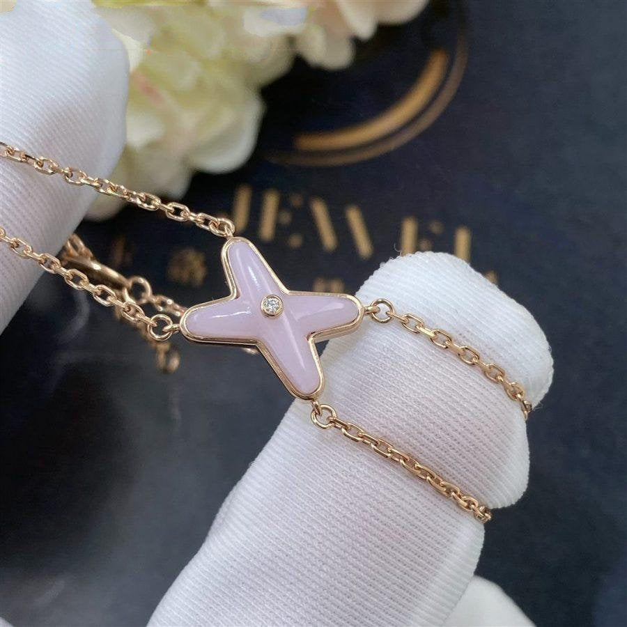 ¡®Lume Jewelry¡¯JEUX BRACELET PINK MOP PINK GOLD 1 DIAMOND