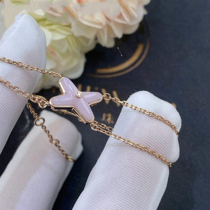 ¡®Lume Jewelry¡¯JEUX BRACELET PINK MOP PINK GOLD 1 DIAMOND